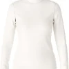 Marc Cain shirts ++ 48.43 J50 Cream White