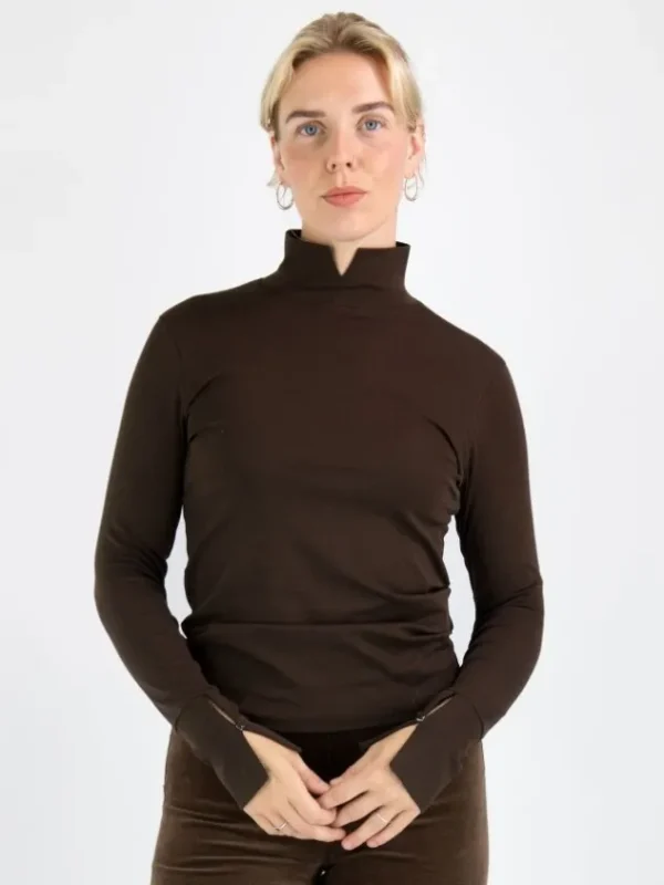 Marc Cain shirts +E 48.26 J14 Brown