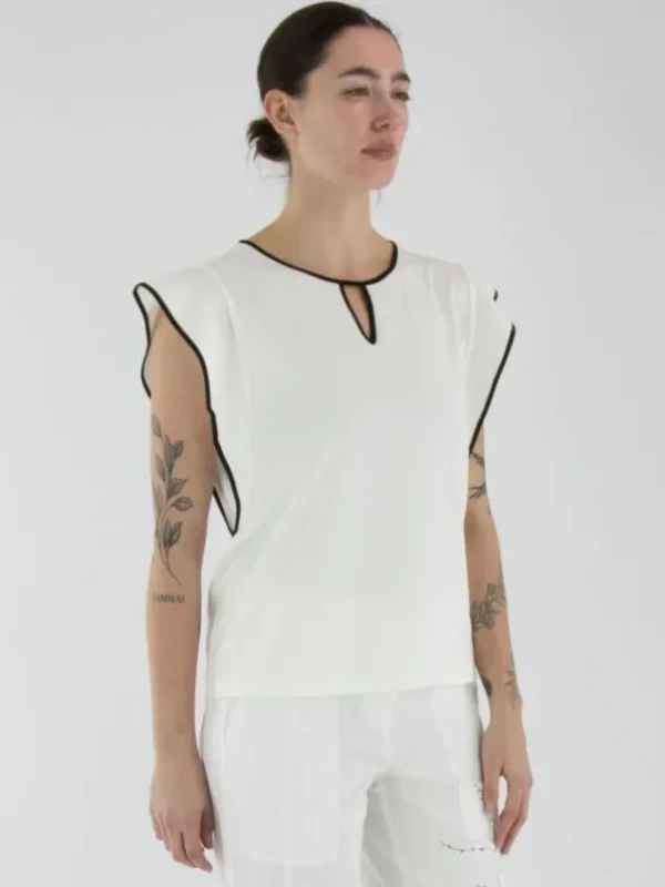 Marc Cain shirts YC 48.31 J14 Cream White