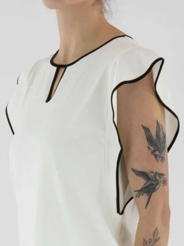 Marc Cain shirts YC 48.31 J14 Cream White