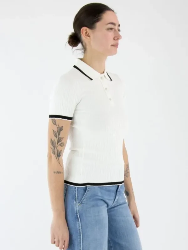 Marc Cain shirts YC 53.02 M31 Cream White