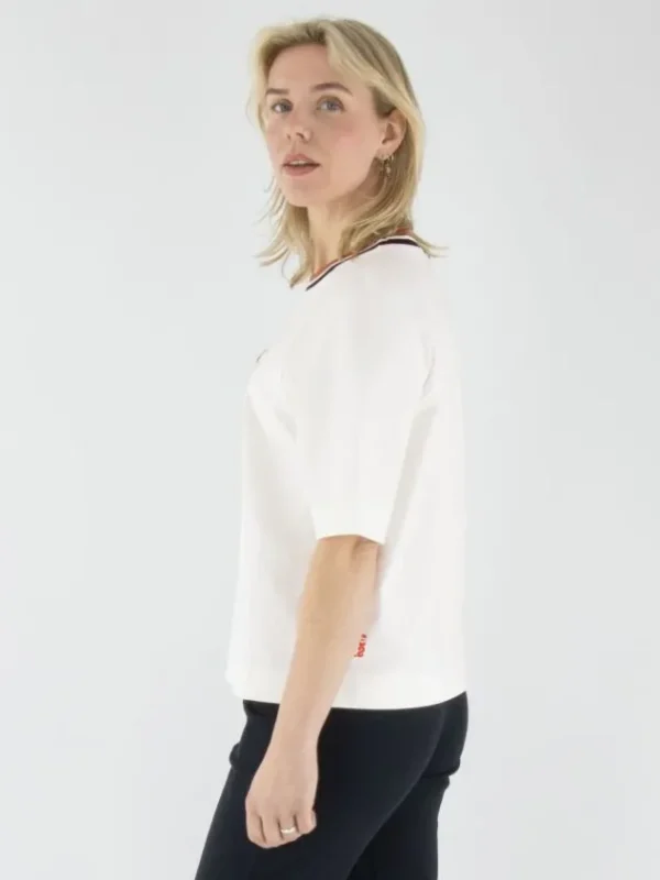 Marc Cain shirts YS 48.13 J10 Cream White