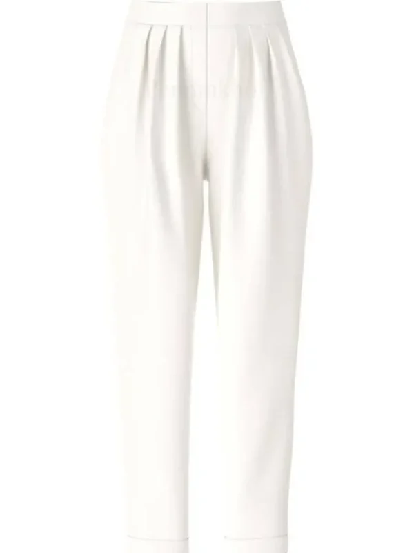 Marc Cain trousers SC 81.51 W80 Cream White