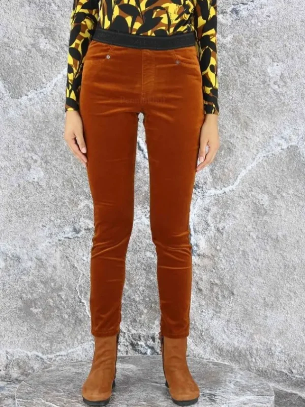 Marc Cain trousers TC 82.18 W48 Cognac