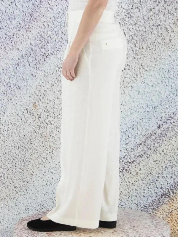 Marc Cain trousers UC 81.42 W47 Cream White