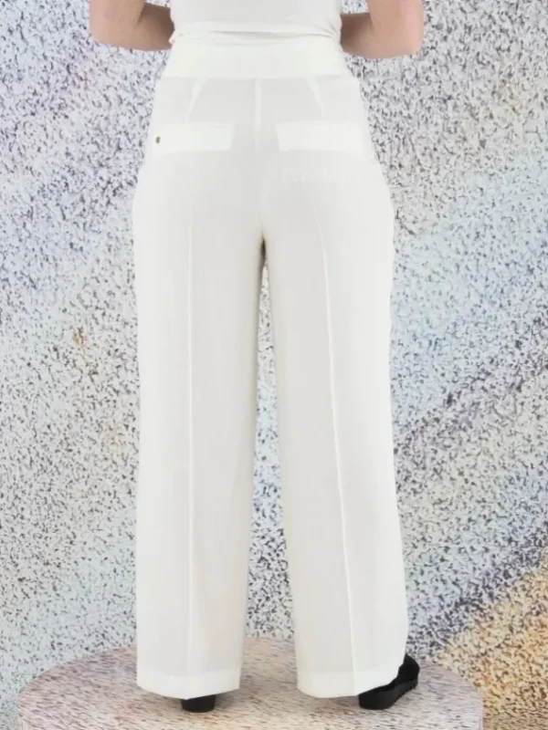 Marc Cain trousers UC 81.42 W47 Cream White