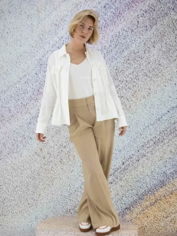 Marc Cain trousers UC 81.42 W47 Beige
