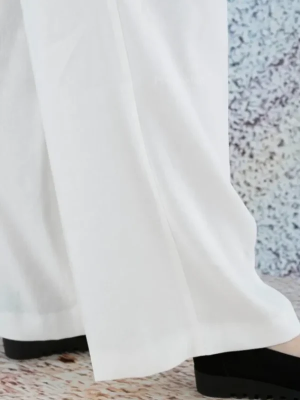 Marc Cain trousers UC 81.42 W47 Cream White
