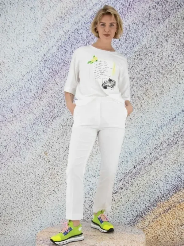 Marc Cain trousers US 81.43 W62 White