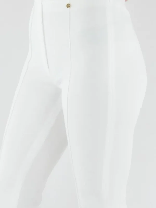 Marc Cain trousers YC 81.34 J23 Cream White