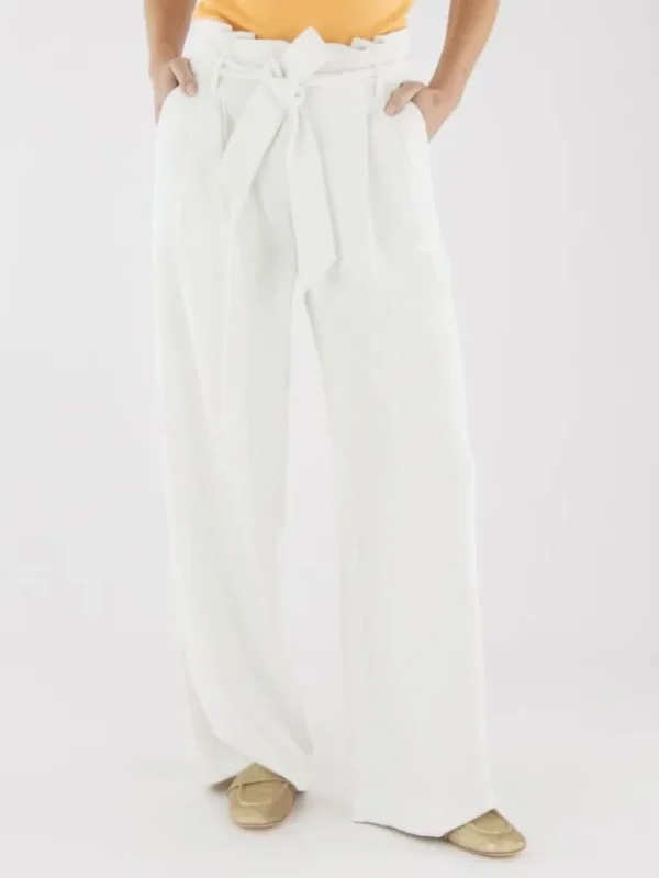 Marc Cain trousers YC 81.24 W03 Cream White