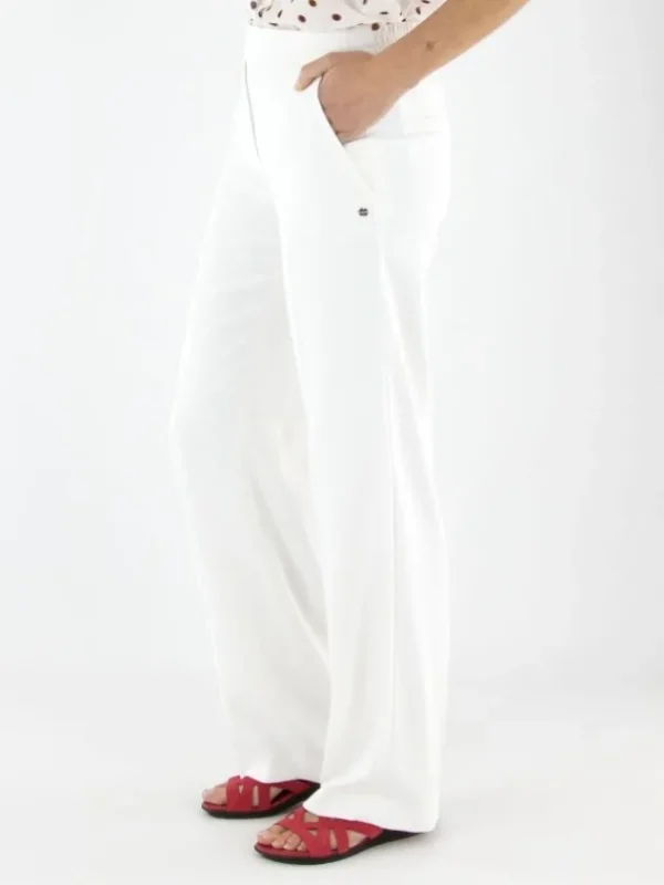 Marc Cain trousers YC 81.15 W56 Cream White