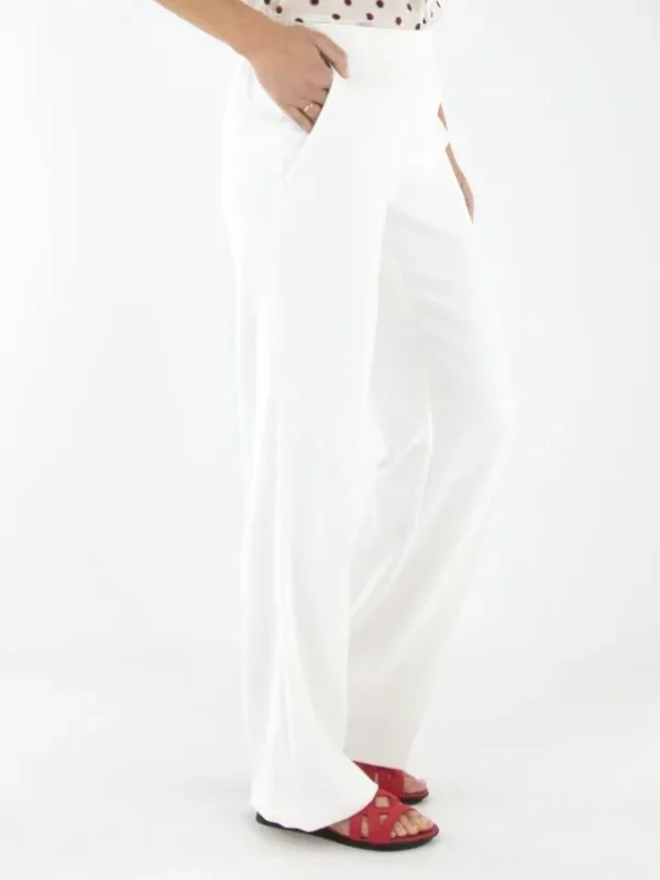 Marc Cain trousers YC 81.15 W56 Cream White