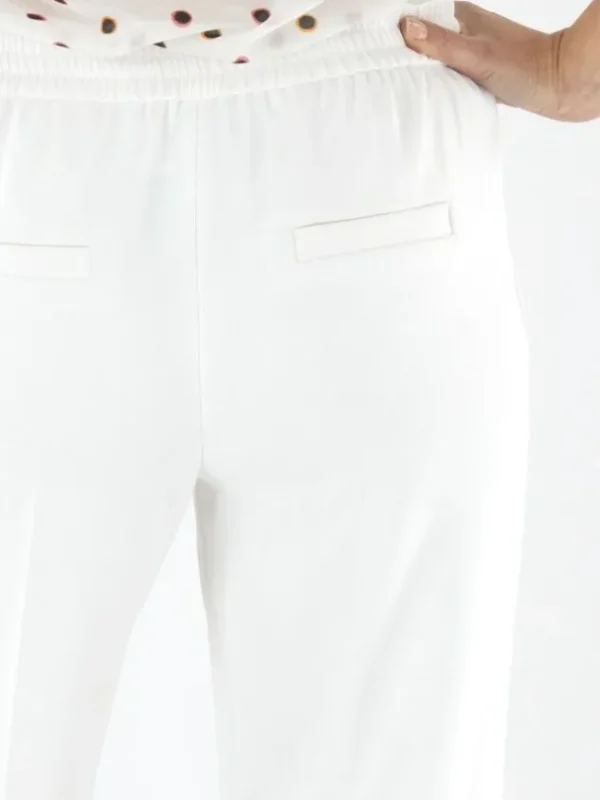 Marc Cain trousers YC 81.15 W56 Cream White