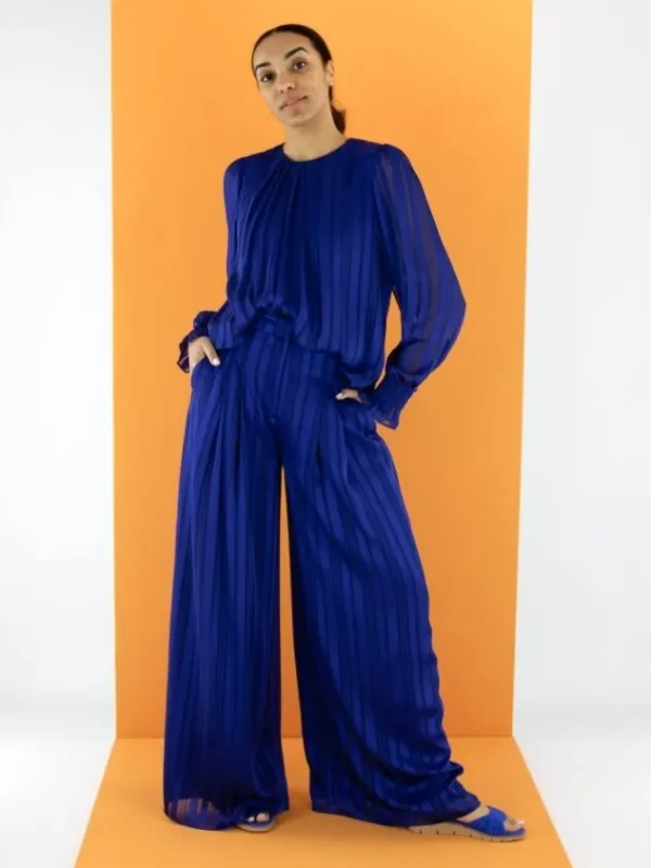 Marc Cain trousers YG 81.08 W09 Blue