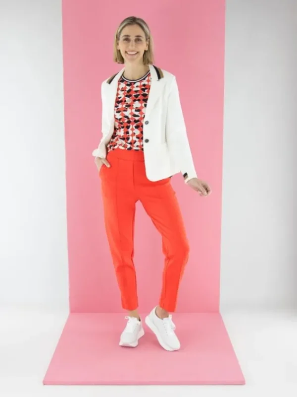 Marc Cain trousers YS 81.34 J09 Red