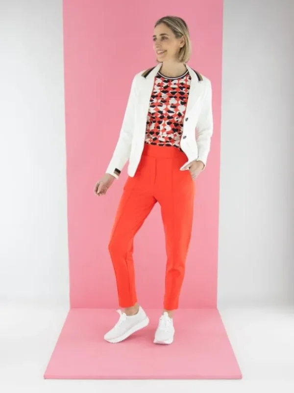 Marc Cain trousers YS 81.34 J09 Red