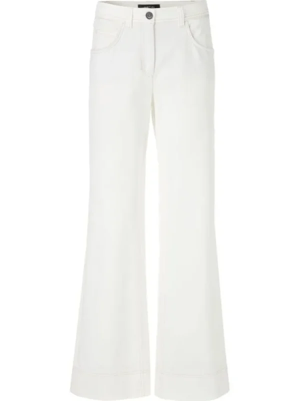 Marc Cain trousers YS 81.46 W47 Cream White