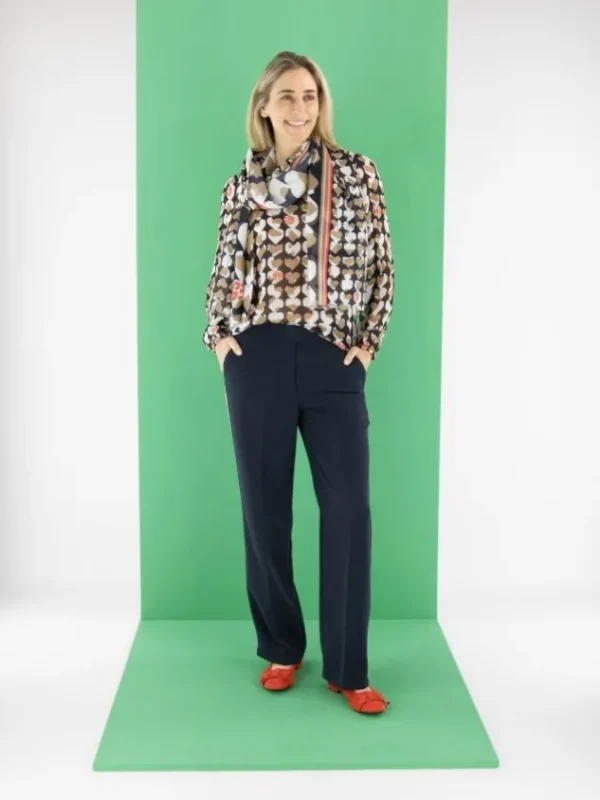 Marc Cain trousers YS 81.13 W05 Blue