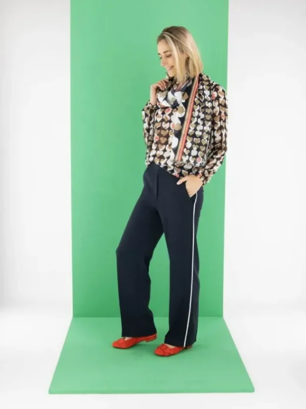 Marc Cain trousers YS 81.13 W05 Blue