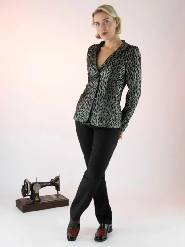 ML Collections blazers 21633 Silver