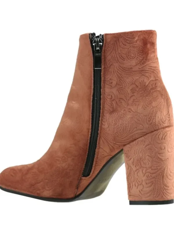 Norah ankle boots T047 Cognac