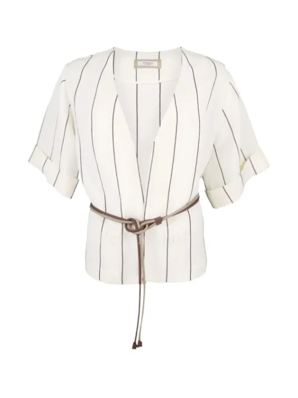 Peserico blazers S01408A-00658 Cream White