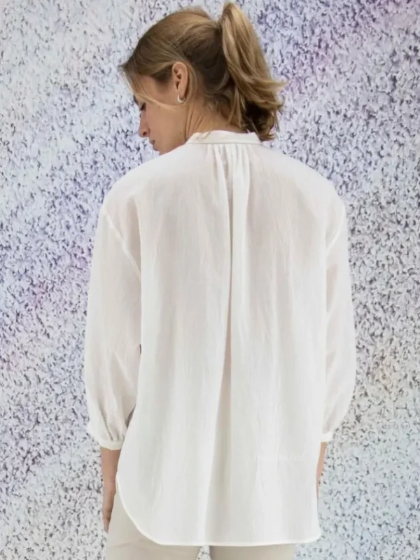 Peserico blouses S06203 02881 Cream White