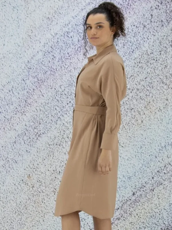 Peserico dresses S02108A 01504 Camel