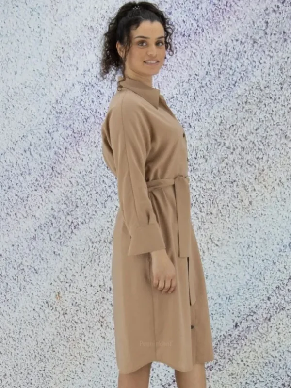 Peserico dresses S02108A 01504 Camel