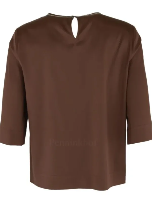 Peserico shirts S06946 02372 Cognac