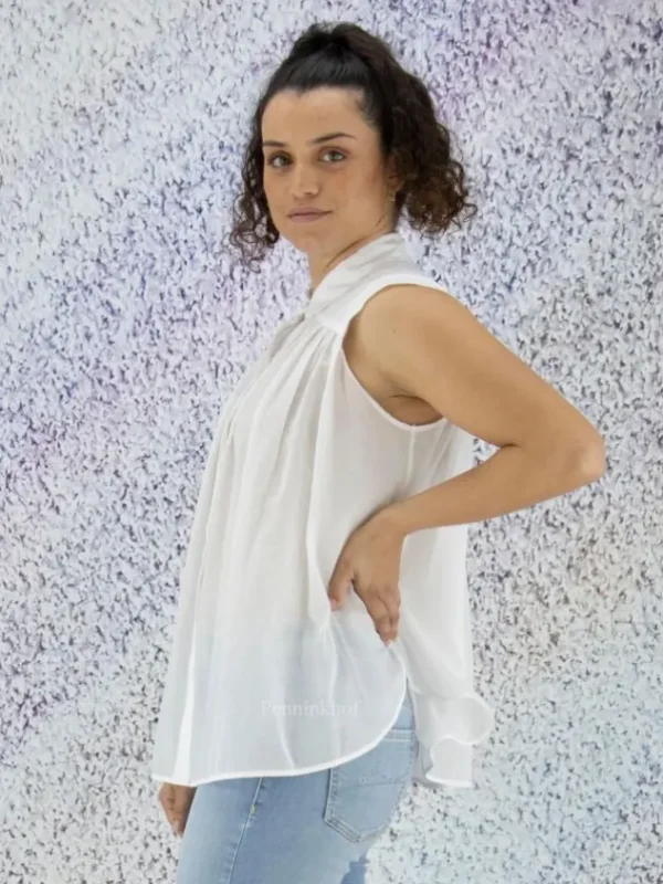 Peserico tops S08253L1 00481 White