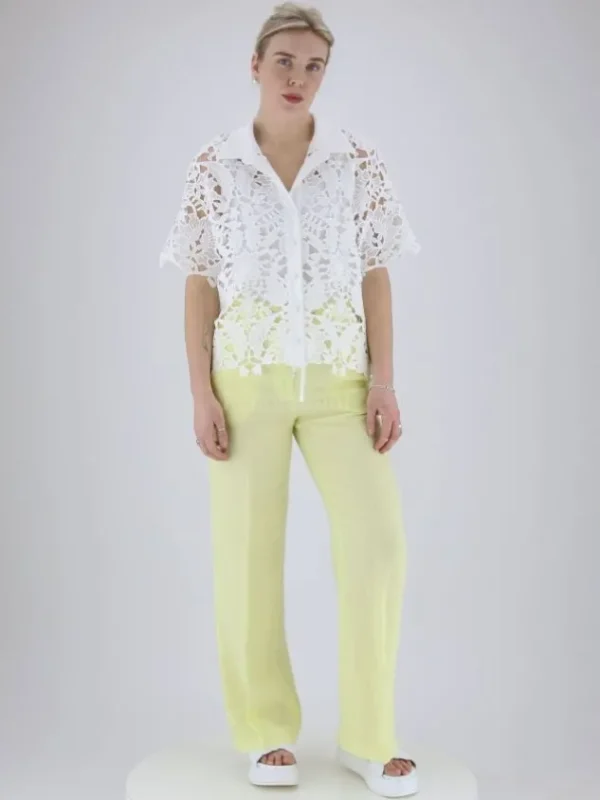 Peserico trousers P04164T0 01617 Yellow