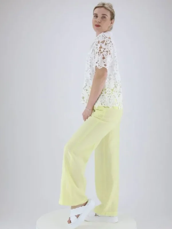 Peserico trousers P04164T0 01617 Yellow