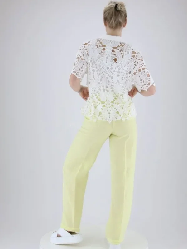 Peserico trousers P04164T0 01617 Yellow