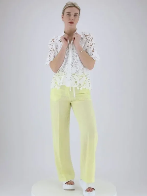 Peserico trousers P04164T0 01617 Yellow