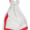 Stroke scarves 724S168 Cream White